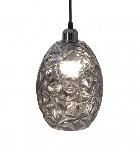 PENDUL CHROME APP564-1CP, 30 cm, CROM SI NEGRU, DIN OTEL, METAL SI STICLA, STIL MODERN, TU - Img 3