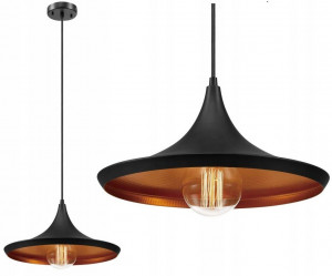PENDUL COSTA C NEGRU DIN METAL DESIGN INDUSTRIAL - Img 4