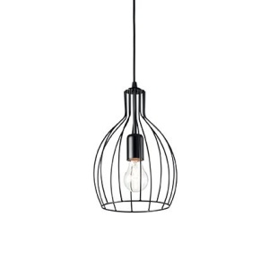 PENDUL DESIGN VINTAGE, NEGRU, AMPOLLA-2 SP1, IDEAL LUX - Img 1