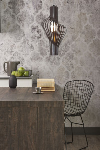 PENDUL GEOMETRIC BLACK APP484-1CP, 28X53.5 cm, NEGRU SI MARO, DIN METAL, STIL MODERN, TU - Img 2