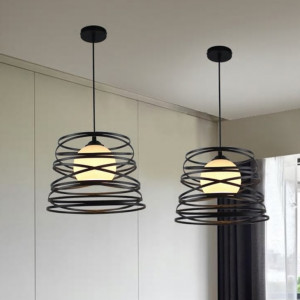 PENDUL METAL LOFT APP201-1CP, 25x33 cm, NEGRU, DIN OTEL SI METAL, STIL MODERN, TU - Img 3