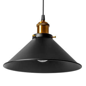 PENDUL PORTO BLACK, 26x100 cm, NEGRU, DIN METAL, STIL MODERN, TU - Img 3
