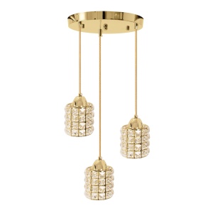 Plafoniera Cristal Gold APP726-3CRP - Img 2