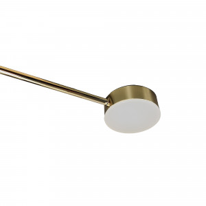 PLAFONIERA GOLD 8 LED, APP524-8C, 91x91 cm, AURIU, DIN OTEL DE INALTA CALITATE, STIL MODERN, TU - Img 5