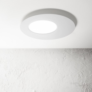 PLAFONIERA IRIDE PL D50, ALB, DIN METAL, STIL MODERN - Img 2