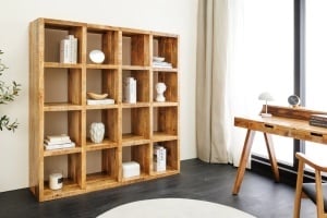 RAFT/ORGANIZATOR, IRON CRAFT160X 156CM, LEMN DE MANGO, CULOARE NATUR, ARTIM GROUP SELECTION - Img 2