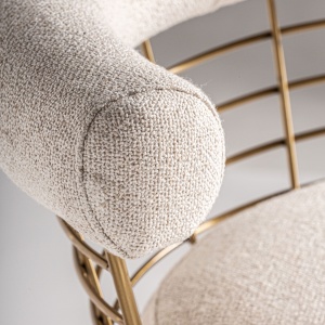 SCAUN BAR TRESIVIO 98CM, DIN METAL SI TEXTIL SI IN, STIL MODERN, VICAL HOME - Img 6