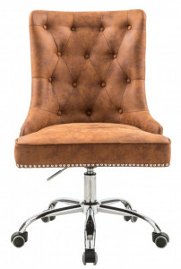 SCAUN DE BIROU CHESTERFIELD, VICTORIAN, DIN METAL SI PIELE ECO, ARTIM GROUP SELECTION - Img 3