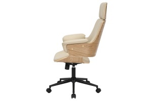 SCAUN DE BIROU, MANHATTAN ROTATIV, PIELE ECO SI LEMN DE STEJAR, ARTIM GROUP SELECTION - Img 3