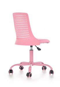 SCAUN DE BIROU PENTRU COPII PURE ROZ STIL MODERN HALMAR - Img 2