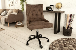 SCAUN DE BIROU, VICTORIAN, MICROFIBRA, DESIGN BAROC, ARTIM GROUP SELECTION