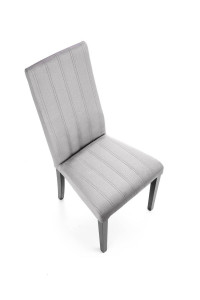 SCAUN DINING DIEGO 2, GRI MONOLITH 85/NEGRU, CU TAPITERIE DIN CATIFEA SI PICIOARE DIN LEMN MASIV, STIL CLASIC - Img 2