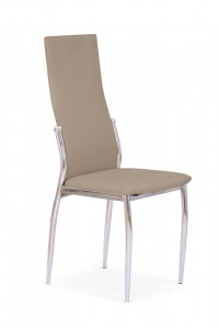 SCAUN DINING K3 CAPPUCCINO/CROM STIL MODERN HALMAR