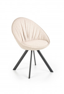 SCAUN DINING K358 BEJ/NEGRU STIL MODERN HALMAR