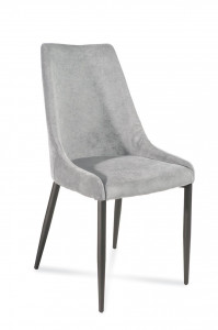 SCAUN DINING LUIS GRI DESCHIS/NEGRU - DESIGN MODERN