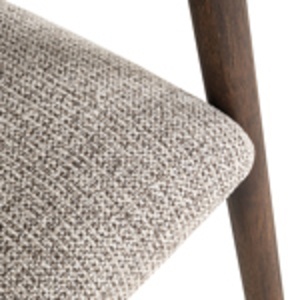 SCAUN DINING MIHARA, REALIZAT DIN LEMN DE CAUCIUC SI TEXTIL IGNIFUG, CULOARE MARO, DESIGN DEOSEBIT, RICHMOND INTERIORS - Img 12
