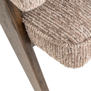 SCAUN DINING, MORI, REALIZAT DIN METAL DE CAUCIUC, FURNIR SI TEXTIL IGNIFUG, CULOARE CAPPUCCINO, DESIGN DEOSEBIT, RICHMOND INTERIORS - Img 7