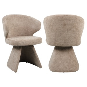 SCAUN DINING, ZENITH, REALIZAT DIN METAL SI TEXTIL, CULOARE MARO, DESIGN DEOSEBIT, RICHMOND INTERIORS