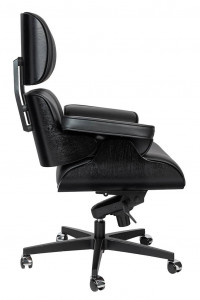 SCAUN DIRECTORIAL LOUNGE GUVERNATOR, NEGRU, PIELE NATURALA SI LEMN DE FRASIN, ARTIM GROUP SELECTION - Img 3