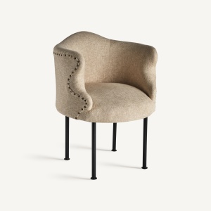 SCAUN ELEGANT CROVIE, DIN METAL SI TEXTIL - IN , DESIGN CONTEMPORAN, VICAL HOME
