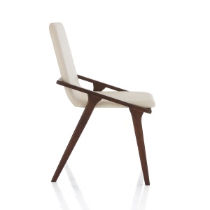 SCAUN ELEGANT, GEMMA, DIN LEMN MASIV SI PIELE ECO, ARTIM GROUP SELECTION - Img 2