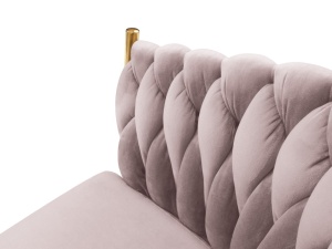 SCAUN EXCLUSIVIST SHIRLEY ROZ PUDRA, TAPITERIE DIN CATIFEA SI AURIU, STIL MODERN, ARTIM GROUP SELECTION - Img 3