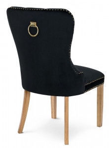 SCAUN MADAMME II GOLD NEGRU/STEJAR DESIGN CLASIC - Img 2
