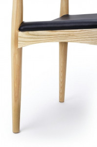 SCAUN NEGRU DIN LEMN DE FRASIN ELBOW STIL MODERN - Img 6