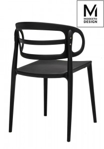 SCAUN NEGRU DIN POLIPROPILENA MARCUS STIL MODERN - Img 2