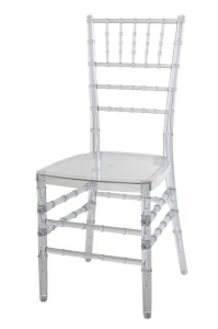 SCAUN PENTRU EVENIMENTE, CHIAVARI AMERICAN, DIN MATERIAL PLASTIC FOARTE REZISTENT, TRANSPARENT, STIVUIBIL - Img 2