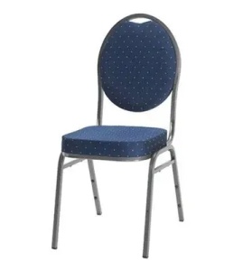 SCAUN PENTRU SALA EVENIMENTE/CONFERINTA, BLEUMARIN/GRAFIT, DIN OTEL SI SPUMA POLIURETANICA, ARTIM GROUP SELECTION