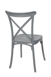 SCAUN PENTRU SALA EVENIMENTE/DINING, GRI, DIN PLASTIC DUR, ARTIM GROUP SELECTION - Img 2