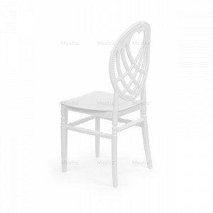 SCAUN PENTRU SALI DE EVENIMENTE CHIAVARI KING, ALB, MEX - Img 2