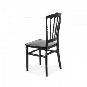 SCAUN PENTRU SALI DE EVENIMENTE CHIAVARI NAPOLEON, NEGRU, MEX - Img 2