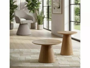 SCAUN ROTATIV, RIKU NOELLE, BEJ 30/NEGRU, TAPITERIE DIN TEXTIL, STIL MODERN - Img 2