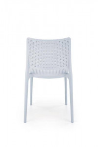 SCAUN TERASA K514, ALBASTRU DESCHIS, DIN POLIPROPILENA , STIL MODERN, SUPRAPOZABIL - Img 6