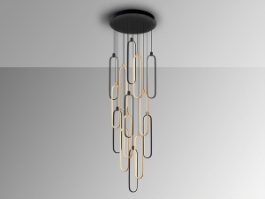 SCHULLER, LUSTRA DE MARI DIMENSIUNI, COLETTE, 60CM, REALIZATA DIN METAL SI LED, ARTIM GROUP SELECTION - Img 2