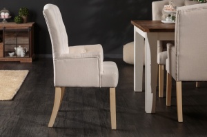 SET 2 SCAUNE, CLASIC DE DINING, CASTLE BEJ, DIN LEMN SI TEXTIL( STIL IN), ARTIM GROUP SELECTION - Img 3