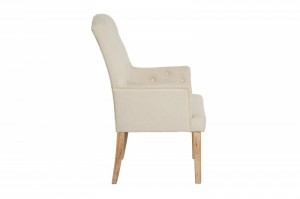 SET 2 SCAUNE CU BRATE LONG ISLAND BEJ 38785 DESIGN MODERN - Img 3