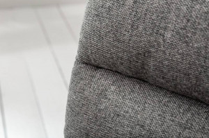 SET 2 SCAUNE, DINING, CANTILEVER, DIN TEXTIL GRI STIL MODERN - Img 6