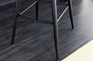 SET 2 SCAUNE EUPHORIA 100CM, PICIOARE DIN METAL SI MICROFIBRA FINA, CULOARE GALBEN PAL - Img 5