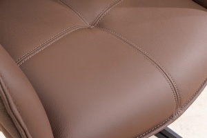 SET 2 SCAUNE ROTATIVE 180 GRADE, EUPHORIA, DIN PIELE MARO SI METAL, ARTIM GROUP SELECTION - Img 9