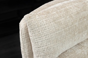 SET 2 SCAUNE ROTATIVE, BIG GEORGE, TEXTIL CHENILLE SI LEMN, CULOARE BEJ, ARTIM GROUP SELECTION - Img 5