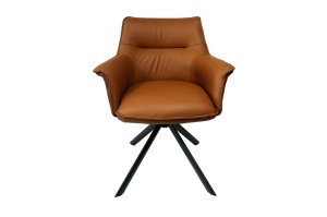 SET 2 SCAUNE ROTATIVE, LE GRAND, MARO/CONIAC, PIELE ECO SI MATERIAL TEXTIL, ARTIM GROUP SELECTION - Img 7