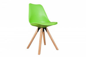 SET 4 SCAUNE VERDE LIME SCANDINAVIA 36207 - DESIGN SCANDINAV - Img 2