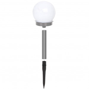 SET DE 9 LAMPI SOLARE LED HAMMERED 291520, 35X10 cm, GRI/NEGRU, DIN PLASTIC SI ALUMINIU, STIL MODERN, TU - Img 2