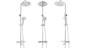 SET DE DUS REA LUNGO CU TERMOSTAT, CROM, DIN ALAMA, CALITATE SUPERIOARA - Img 3