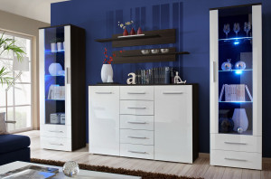 SET LIVING MODULAR CU LED GALINO D 23 EMWH GD STIL MODERN ASM