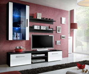 SET LIVING MODULAR CU LED GALINO E 23 ZW GE STIL MODERN ASM