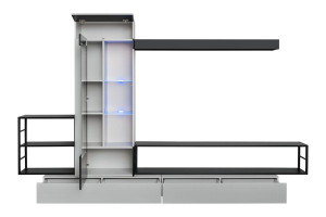 SET LIVING MODULAR REBEL, CU ILUMINARE LED , PGS RB, STIL MODERN, ASM - Img 3